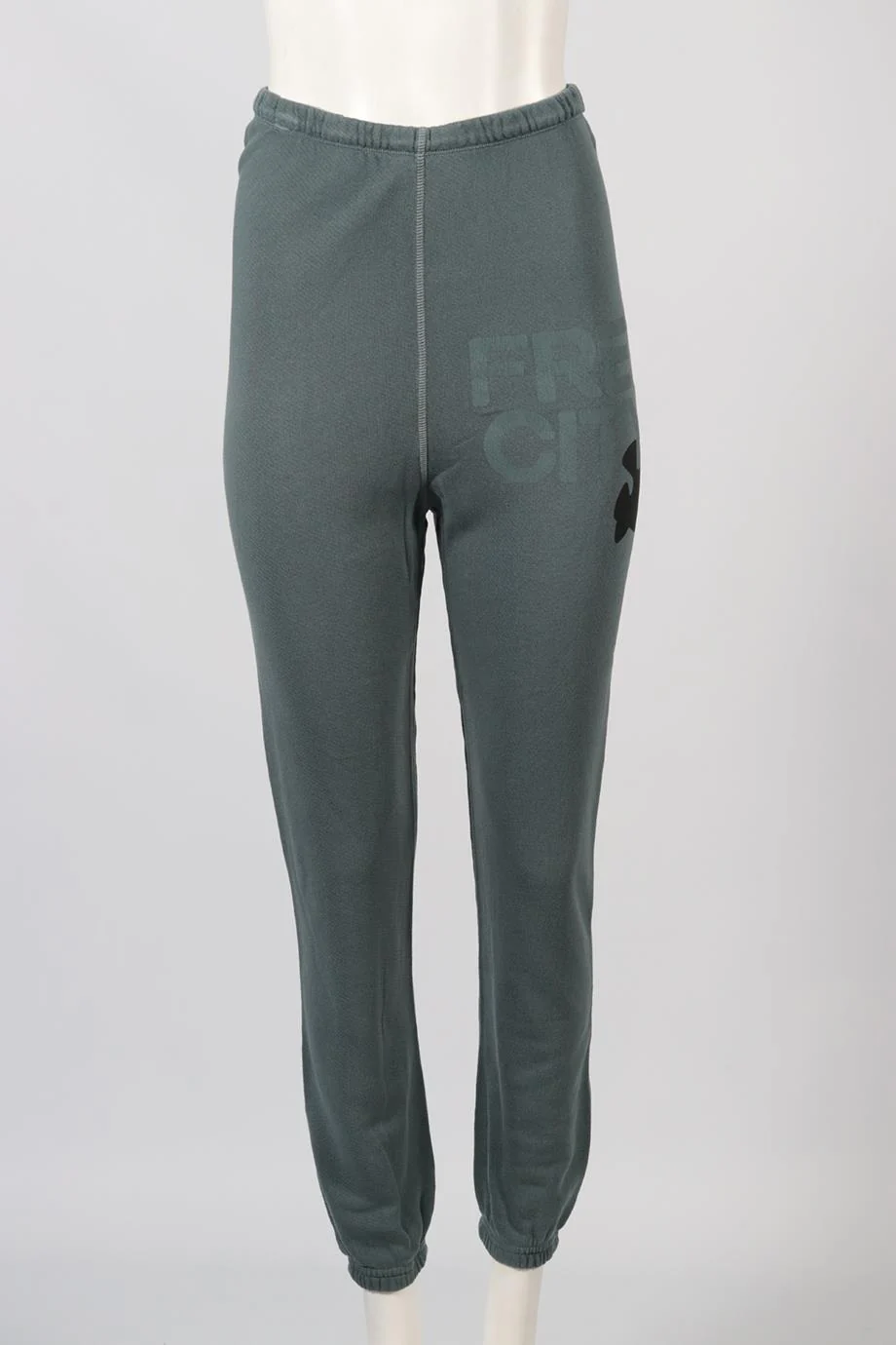 FREE CITY COTTON TRACK PANTS SMALL - Image 2