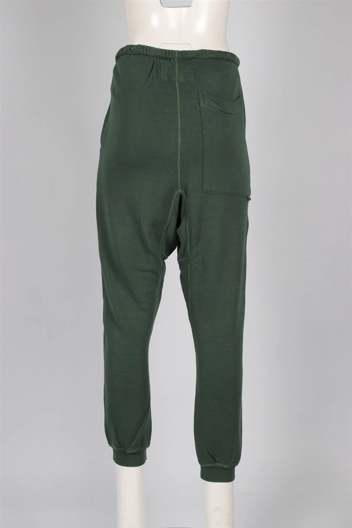 FREE CITY GREEN COTTON TRACK PANTS SMALL - Image 4