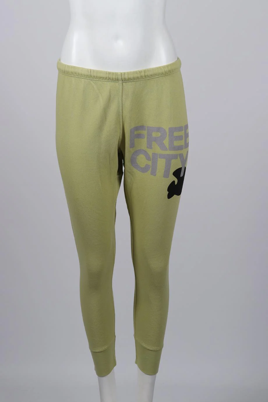 FREE CITY PRINTED COTTON TRACK PANTS MEDIUM - Image 2
