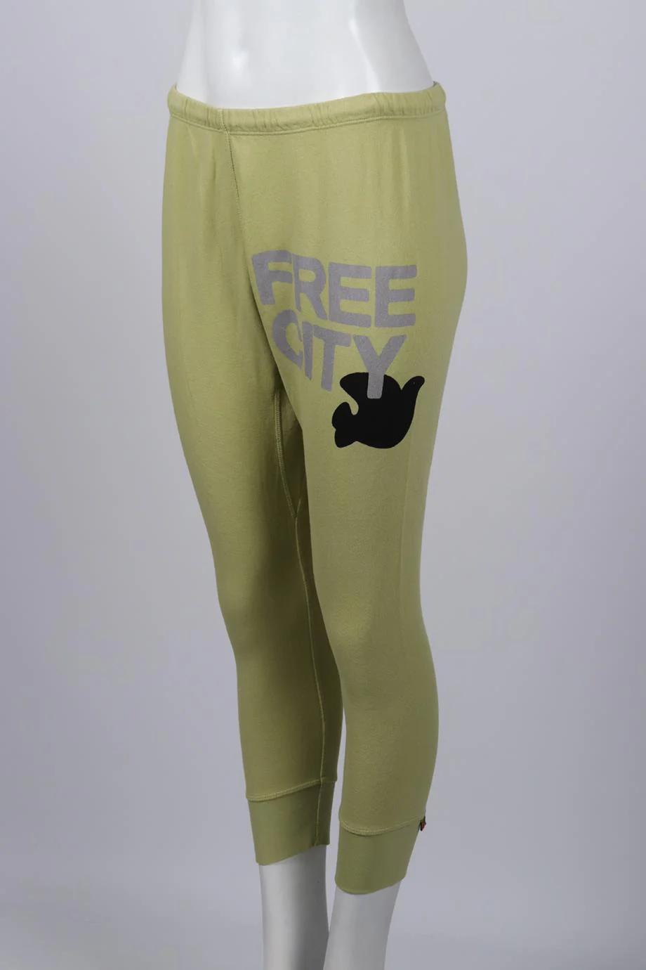 FREE CITY PRINTED COTTON TRACK PANTS MEDIUM - Image 3