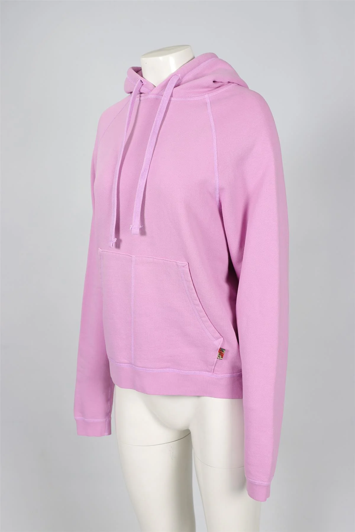 FREE CITY PURPLE COTTON HOODIE US 0 UK 4 - Image 3