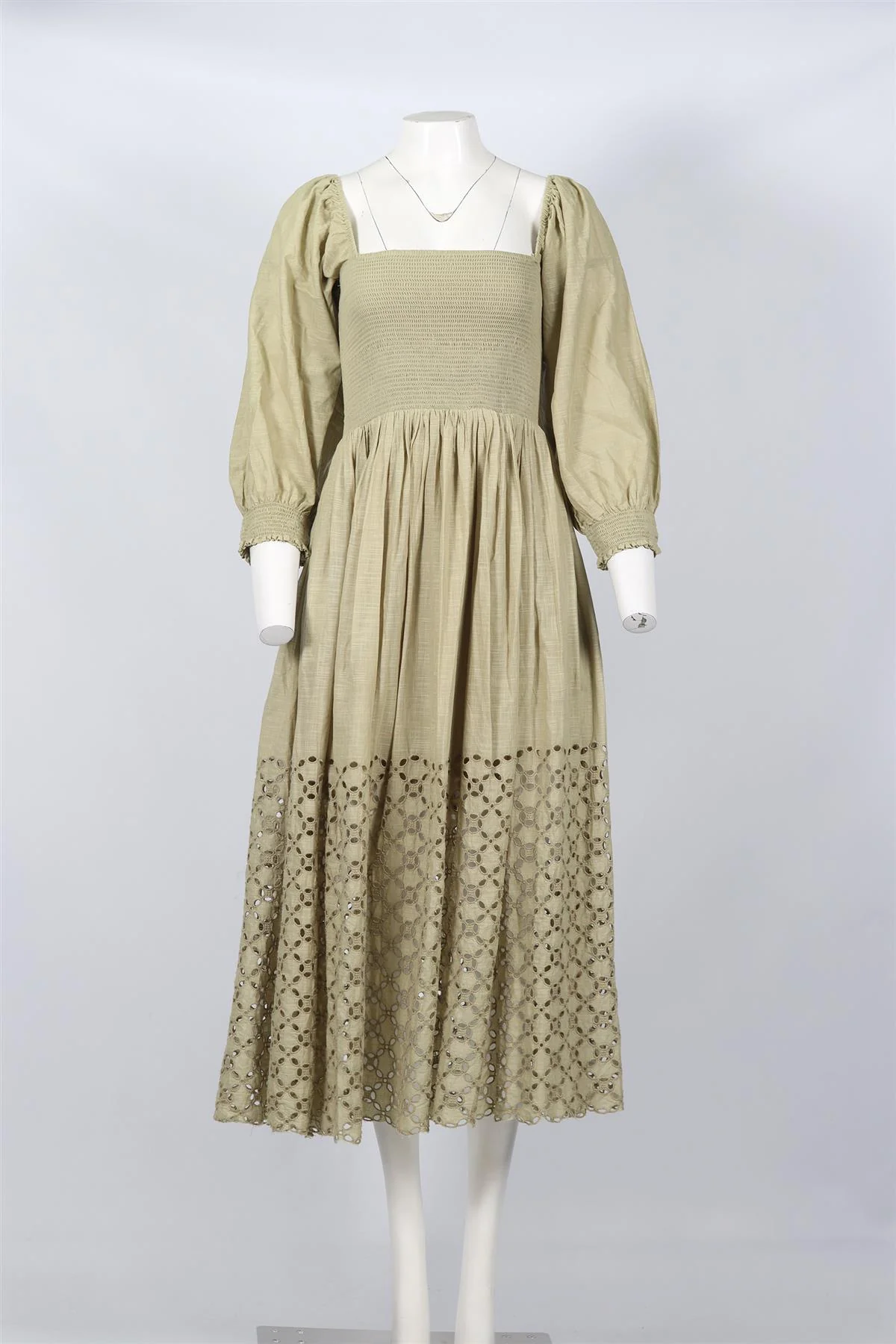 FREE PEOPLE COTTON MAXI DRESS SMALL - Image 4