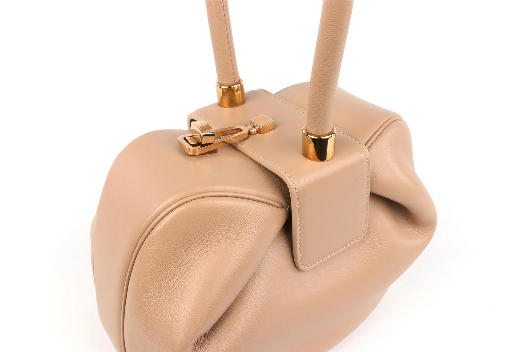 GABRIELA HEARST BEIGE NINA LEATHER TOTE BAG - Image 8