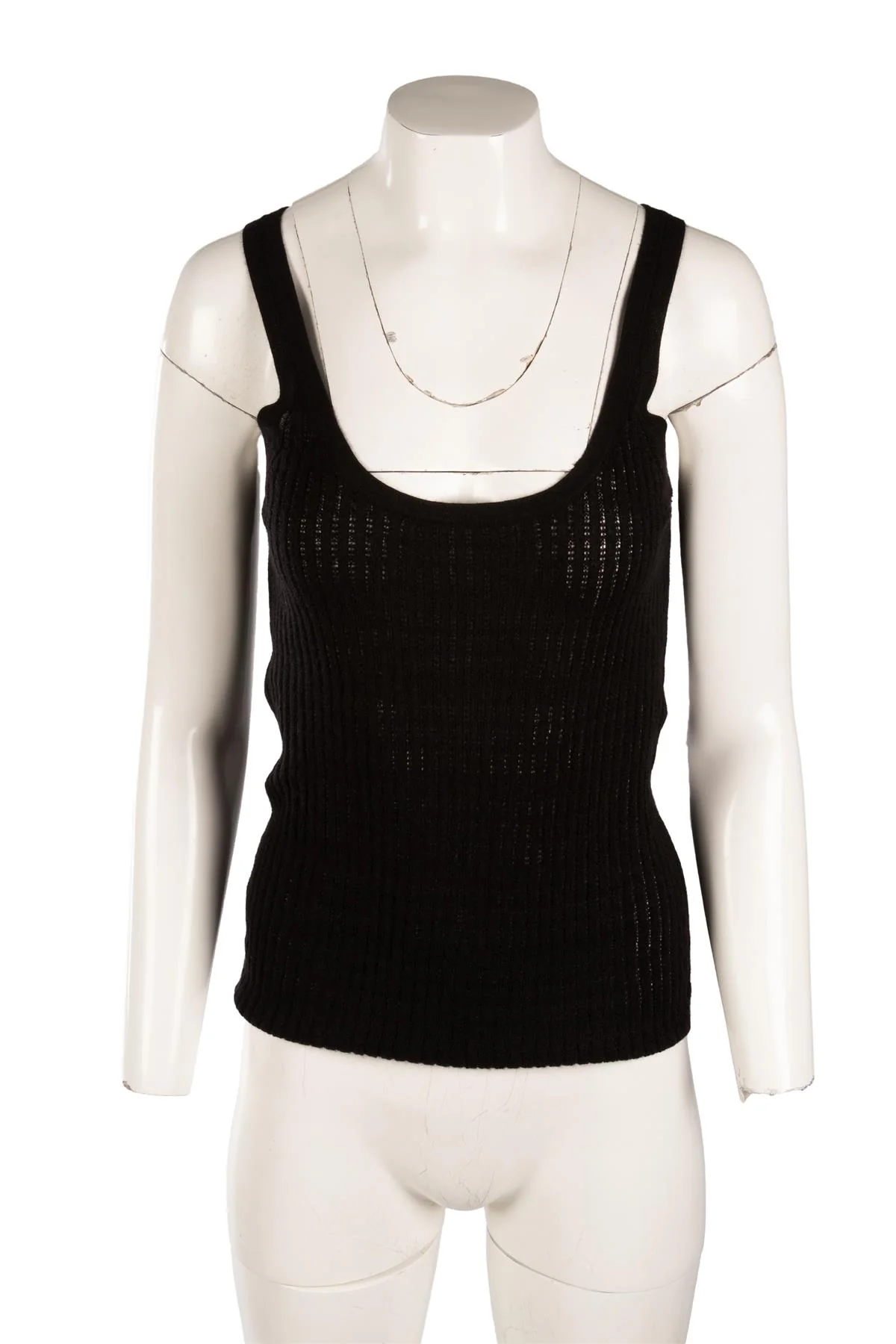 GABRIELA HEARST BLACK CASHMERE VEST LARGE - Image 2