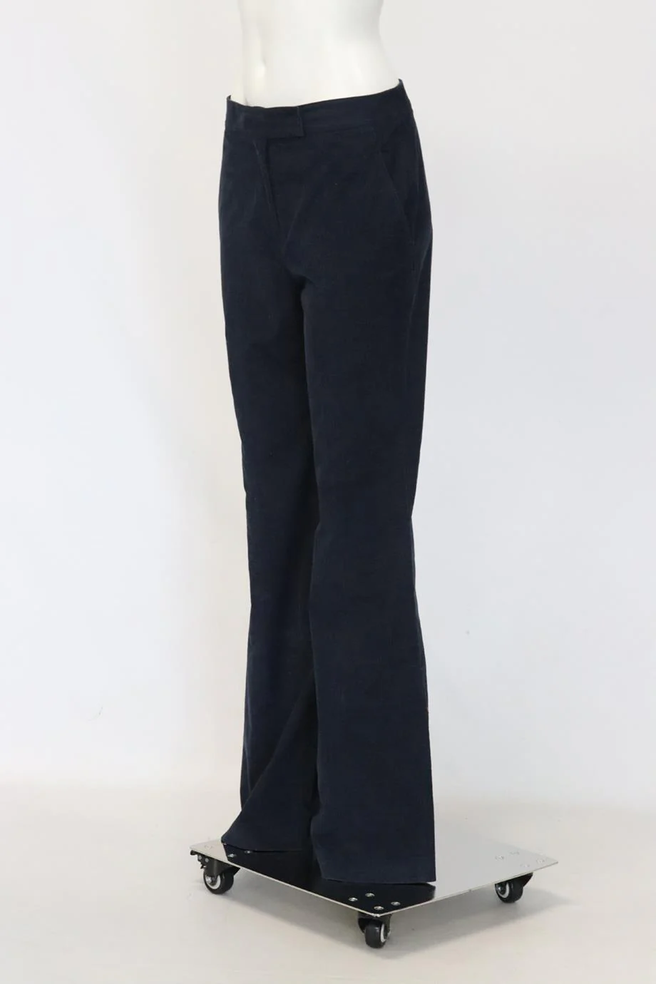 GABRIELA HEARST CORDUROY FLARED TROUSERS IT 40 - Image 3
