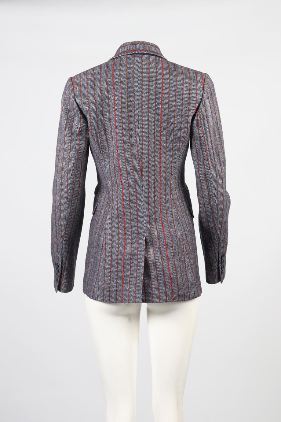 GABRIELA HEARST WOOL AND CASHMERE BLEND BLAZER IT 38 UK 6 - Image 4