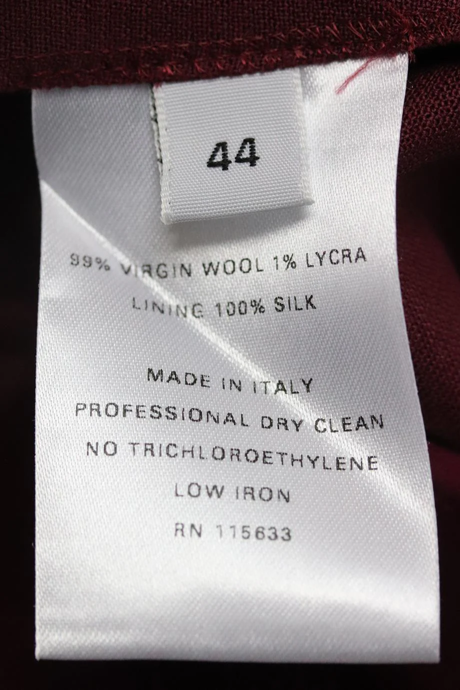 GABRIELA HEARST WOOL BLEND WIDE LEG PANTS IT 44 UK 12 - Image 6