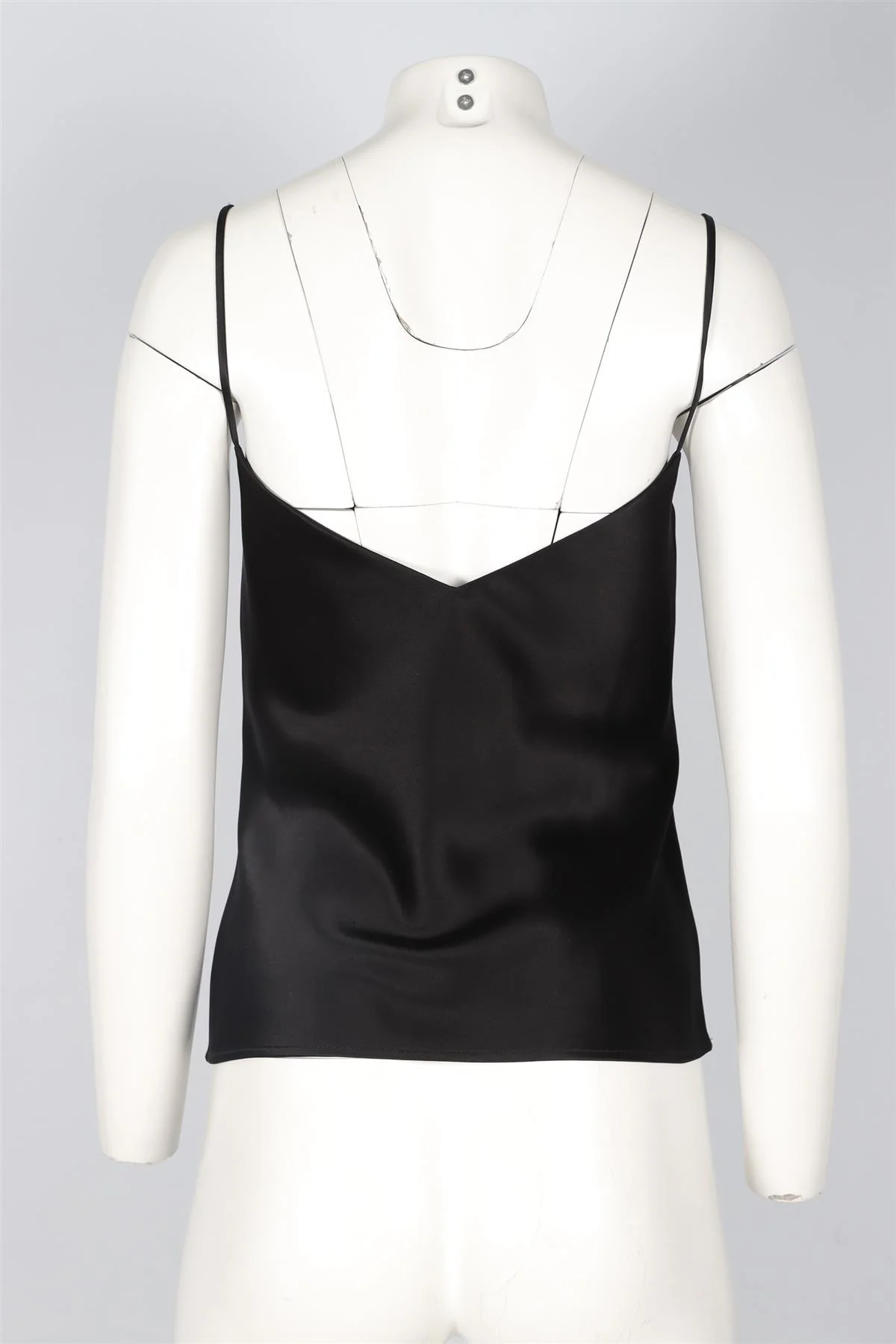 GALVAN LONDON BLACK SATIN TOP UK 8 - Image 4