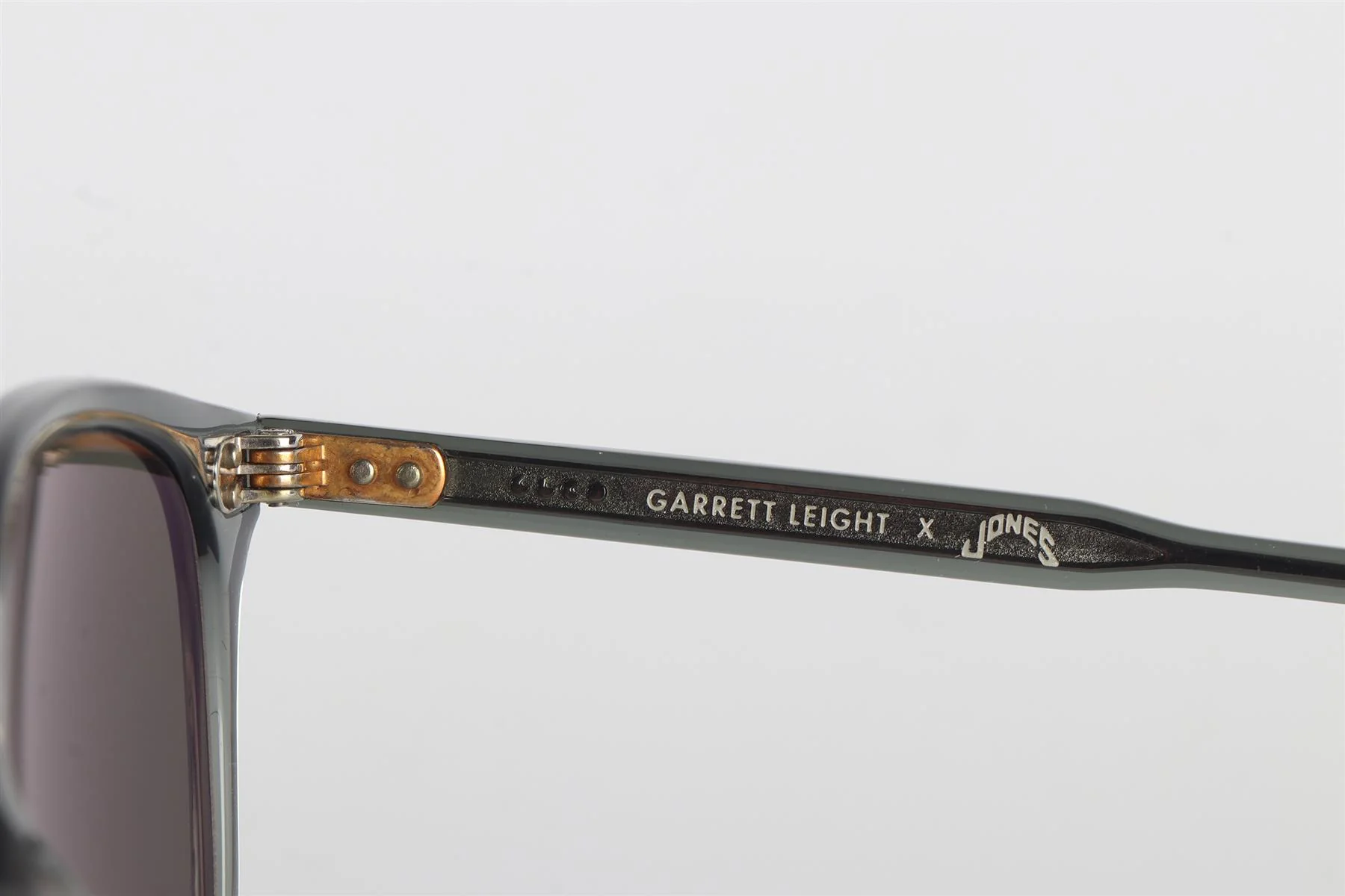 GARRETT LEIGHT GREY SQUARE FRAME ACETATE SUNGLASSES - Image 6