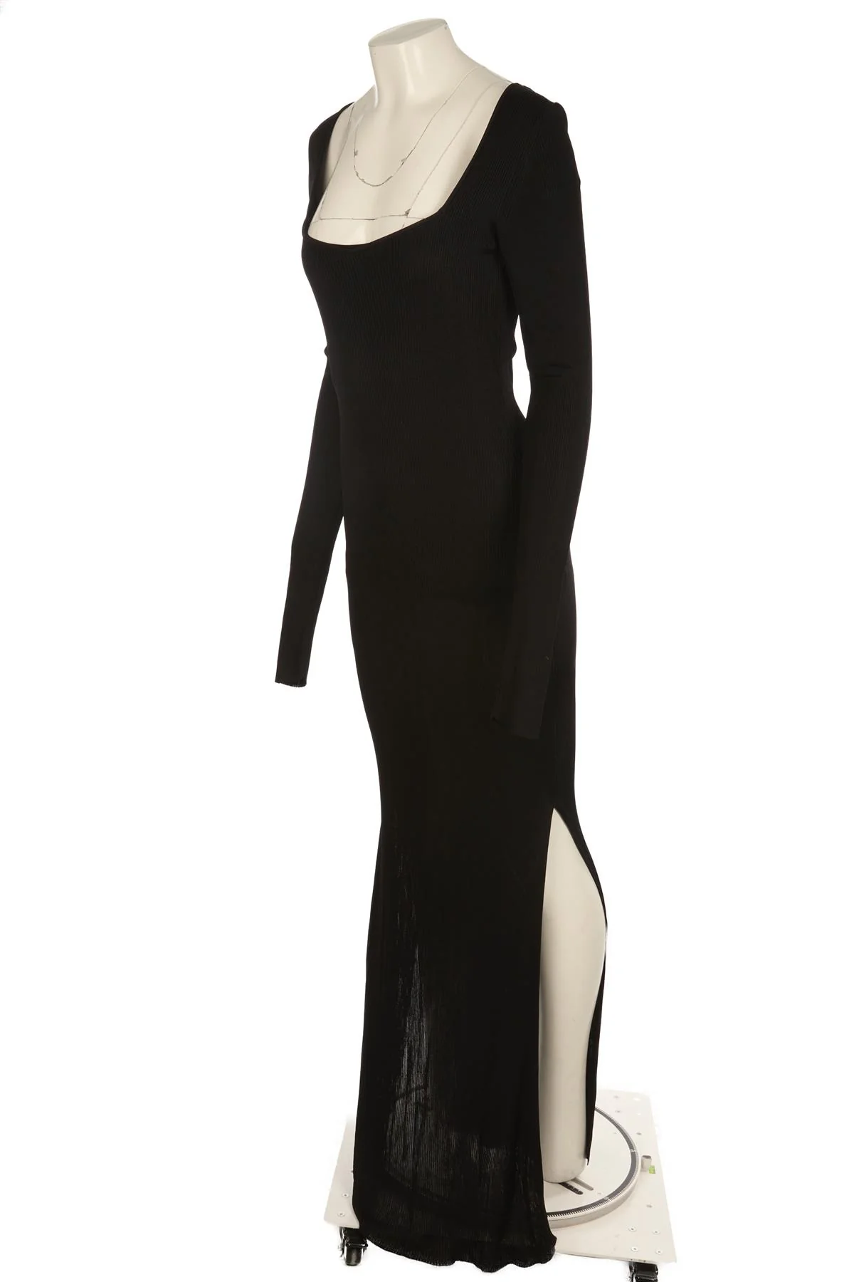 GAUGE 81 BLACK KNIT MAXI DRESS SMALL - Image 3