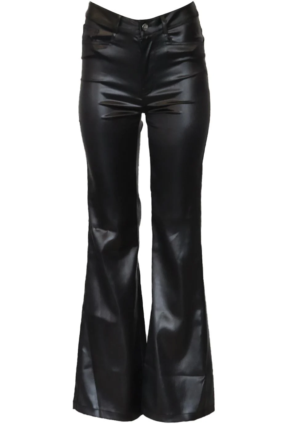 GAUGE81 STRETCH SATIN FLARED PANTS XSMALL