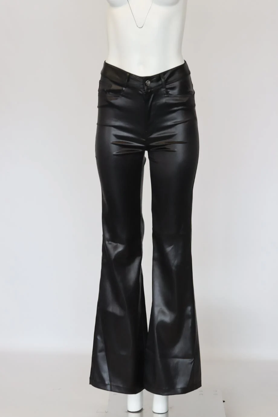 GAUGE81 STRETCH SATIN FLARED PANTS XSMALL - Image 2