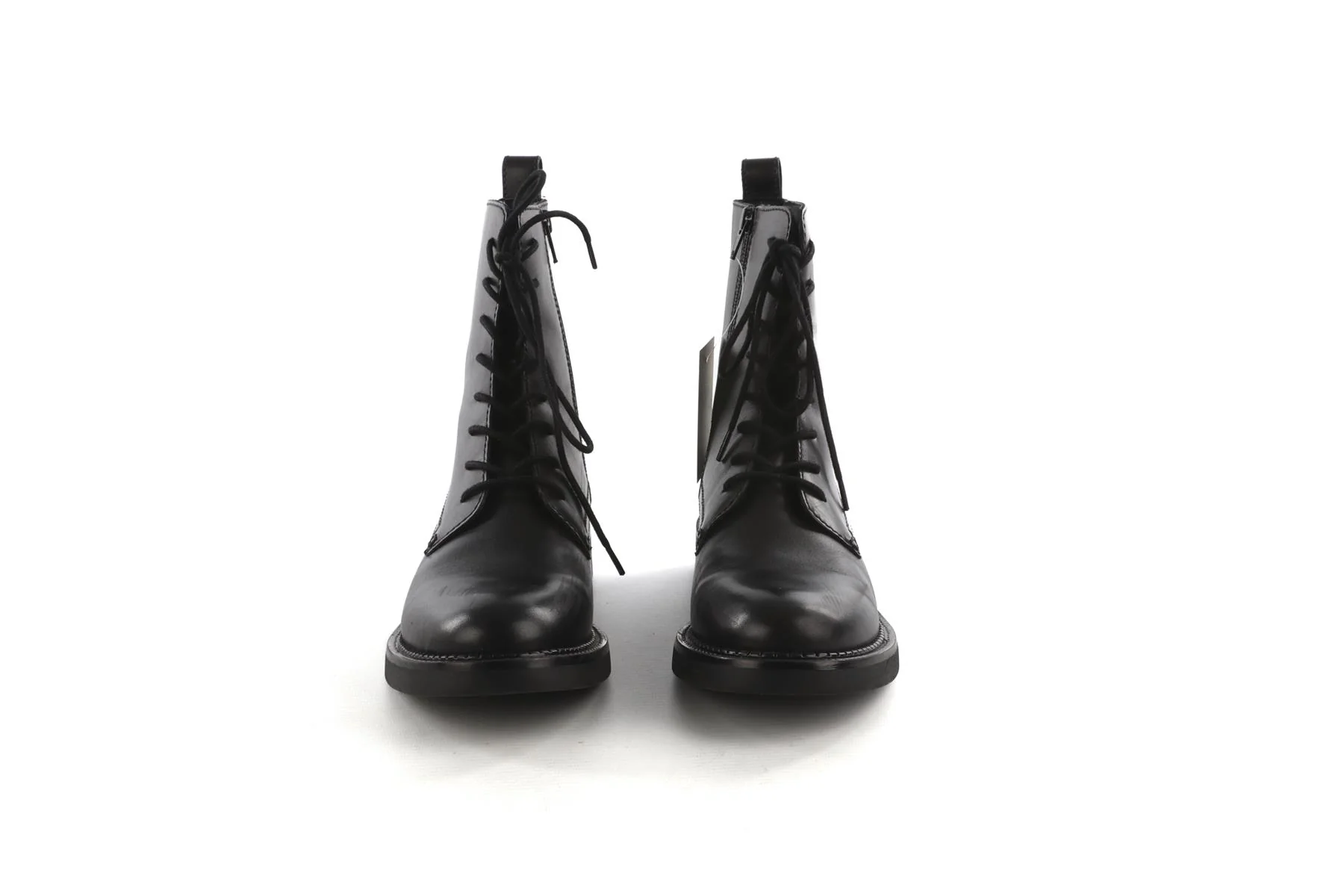 Geox Black Leather Boots EU 39 UK 6 US 9 - Image 2
