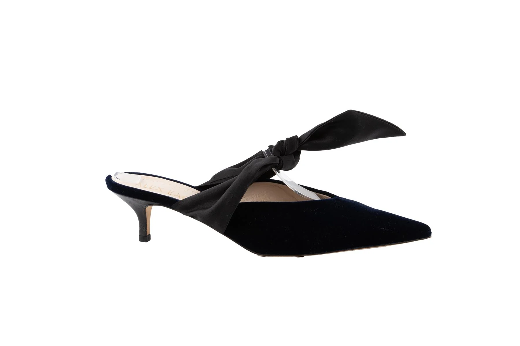 GIA COUTURE + ALEX EAGLE NAVY VELVET PUMPS EU 39 UK 6 US 9 - Image 2