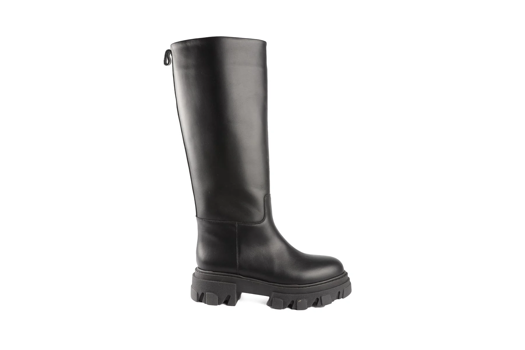 GIA + PERNILLE TEISBAEK BLACK LEATHER KNEE HIGH BOOTS EU 37 UK 4 - Image 2