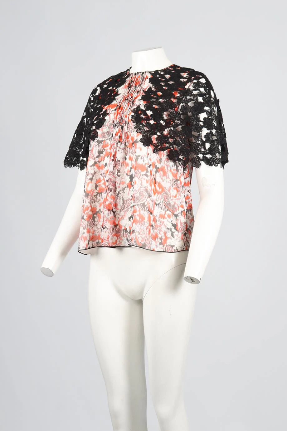 GIAMBATISTA VALLI CROCHET AND SILK TOP XXSMALL - Image 3
