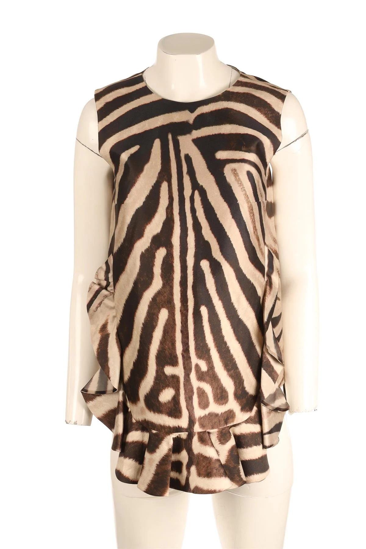 GIAMBATTISTA VALLI BEIGE COTTON TOP IT 40 UK 8 - Image 2