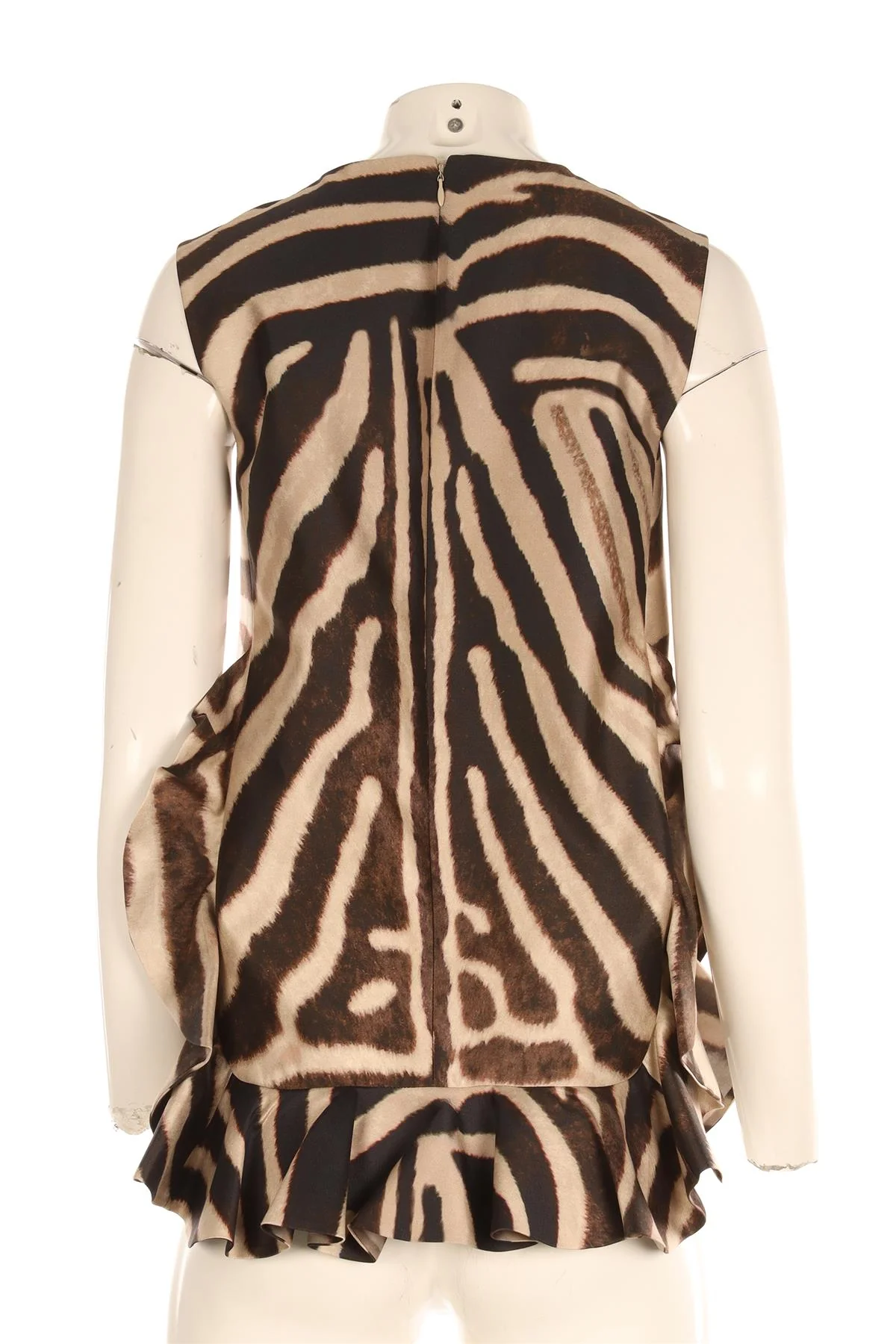 GIAMBATTISTA VALLI BEIGE COTTON TOP IT 40 UK 8 - Image 4