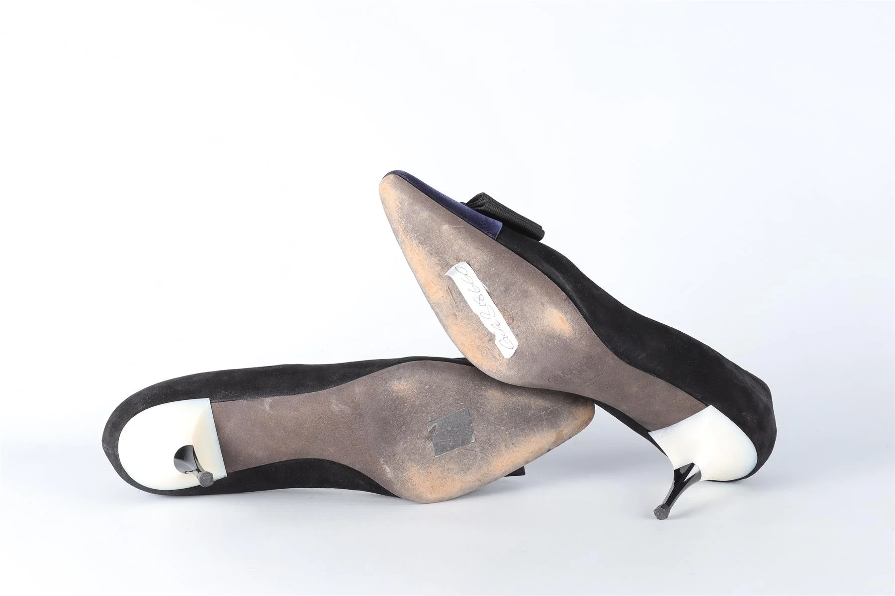 GIAMBATTISTA VALLI BLACK SUEDE PUMPS EU 39.5 UK 6.5 US 9.5 - Image 6