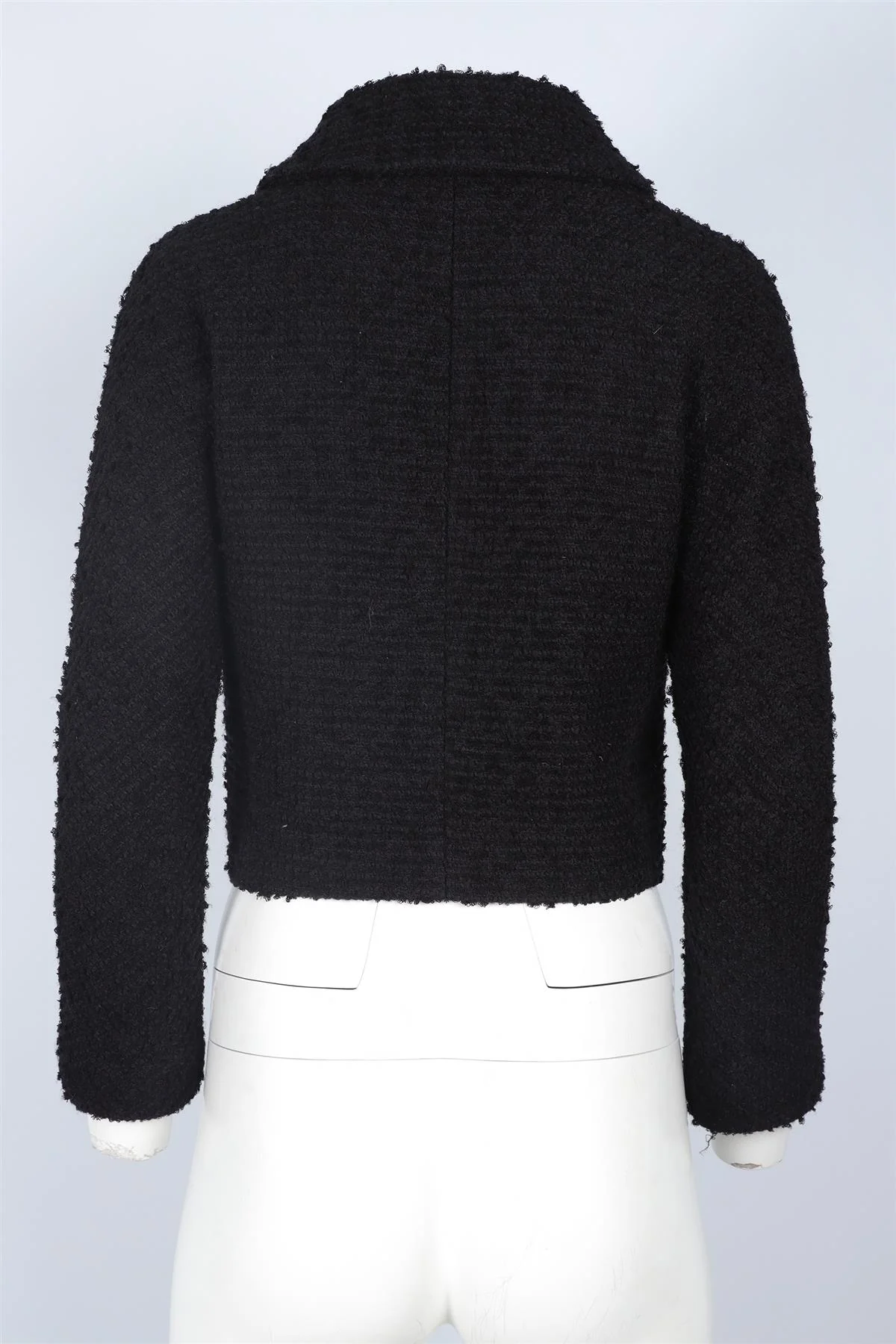 GIAMBATTISTA VALLI BLACK WOOL JACKET XSMALL - Image 4