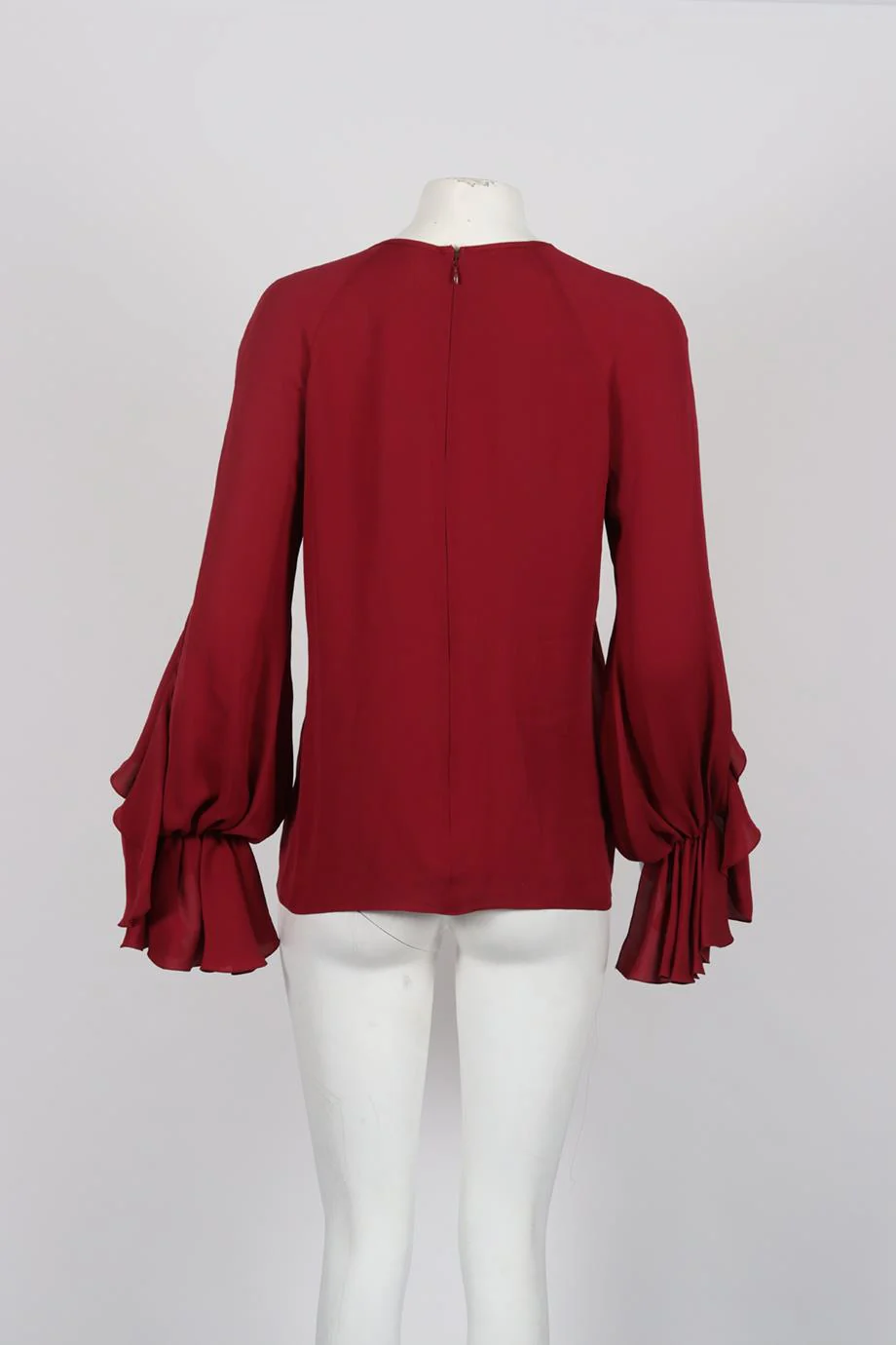 GIAMBATTISTA VALLI CUTOUT SILK TOP MEDIUM - Image 4