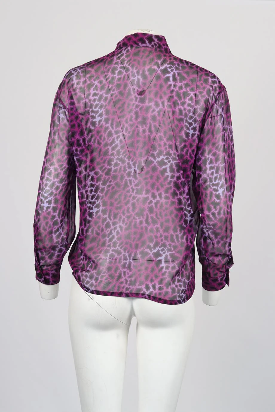 GIANNI VERSACE VINTAGE PRINTED SILK SHIRT IT 46 UK 14 - Image 4