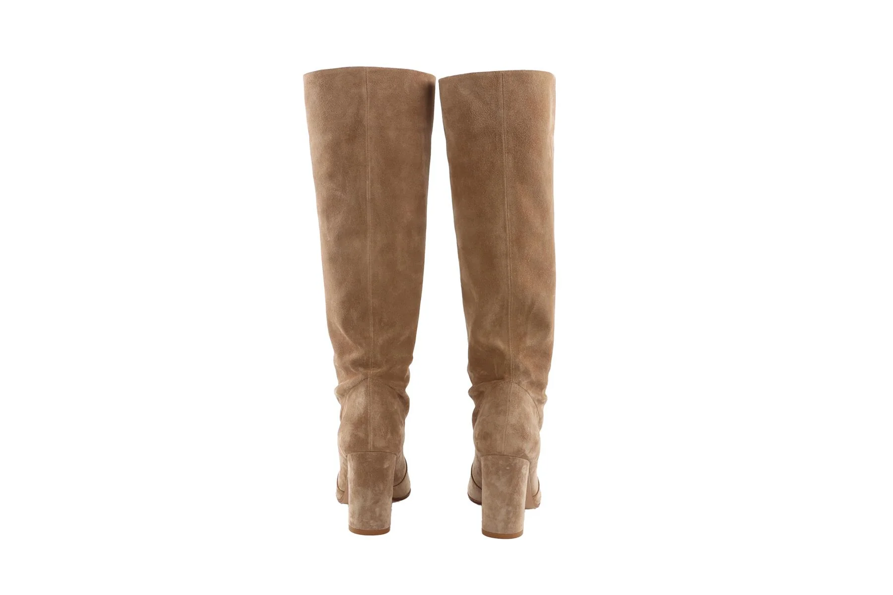 GIANVITO ROSSI BEIGE SUEDE KNEE HIGH BOOTS  EU 38.5 UK 5.5 US 8.5 - Image 5