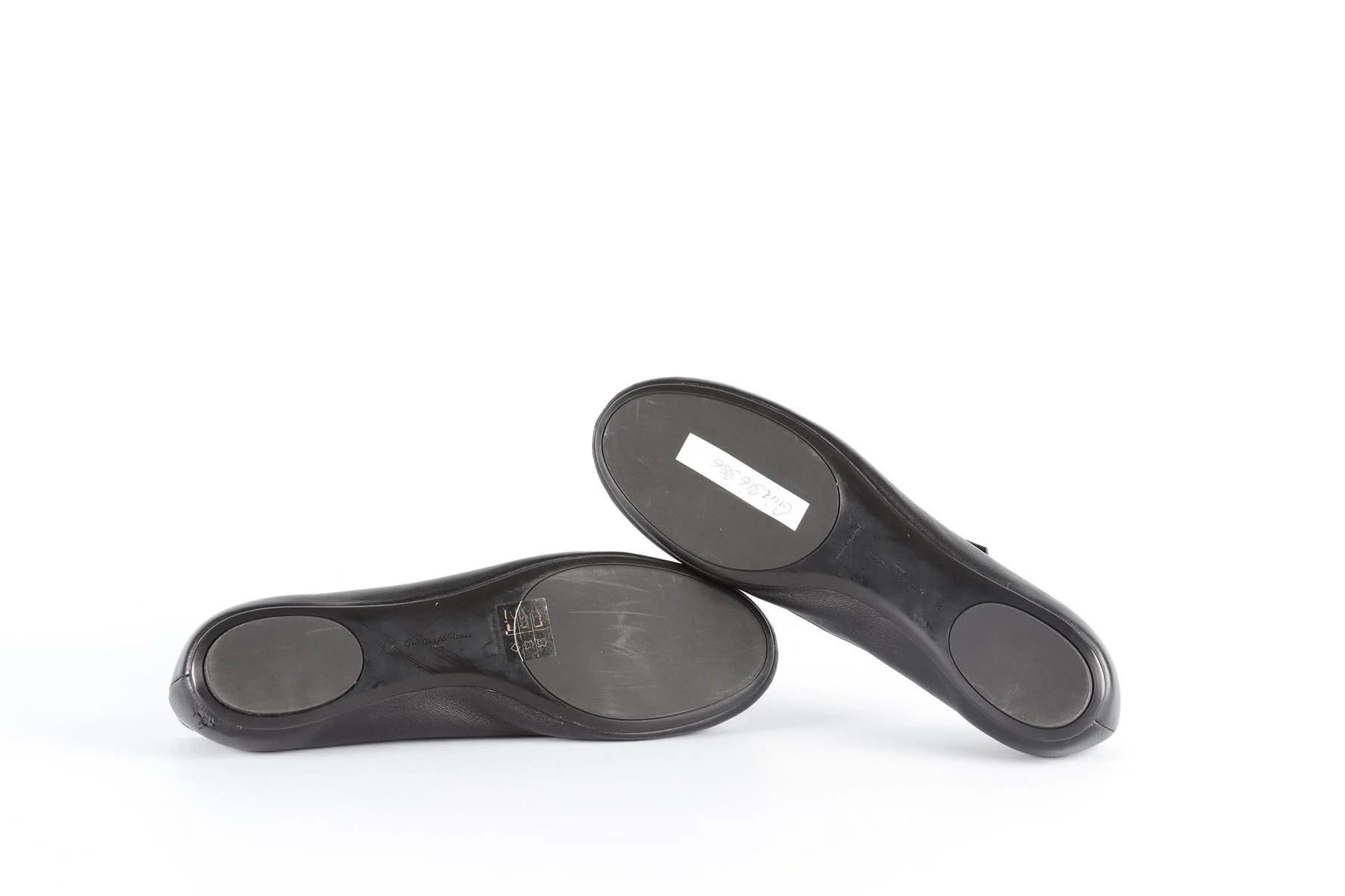 GIANVITO ROSSI BLACK LEATHER BALLET FLATS EU 38 UK 5 US 8 - Image 6