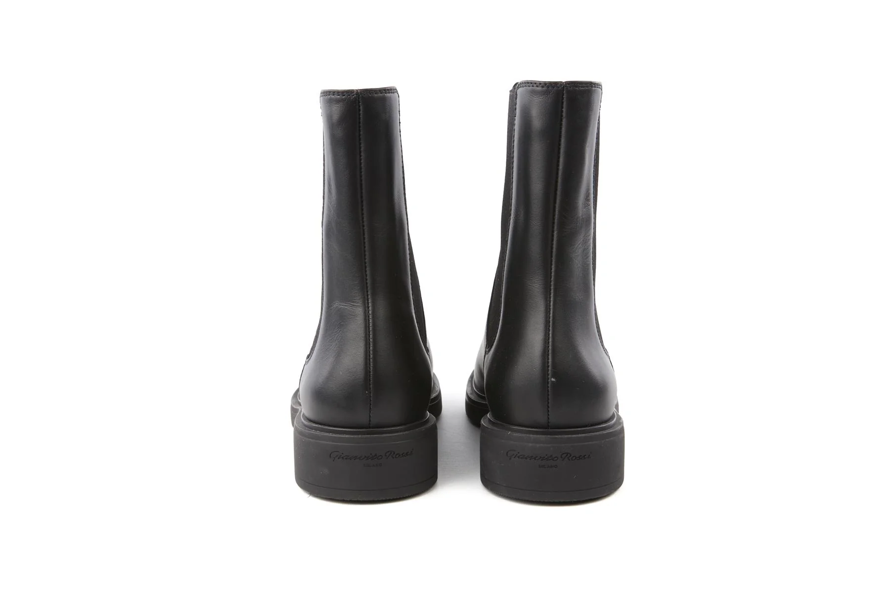GIANVITO ROSSI BLACK LEATHER CHELSEA BOOTS EU 38 UK 5 US 8 - Image 5