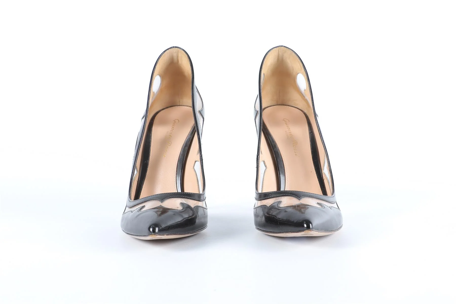 GIANVITO ROSSI BLACK PATENT LEATHER PUMPS EU 38.5, UK 5.5, US 8.5 - Image 3