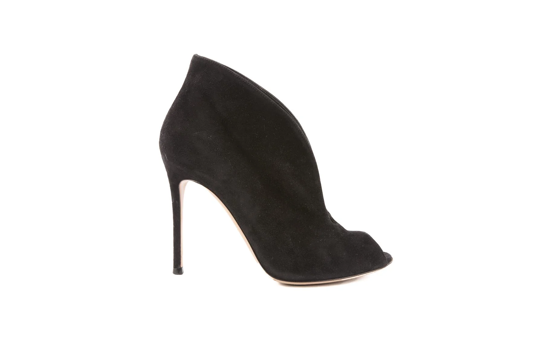 GIANVITO ROSSI BLACK SUEDE ANKLE BOOTS EU 38 UK 5 US 8 - Image 2