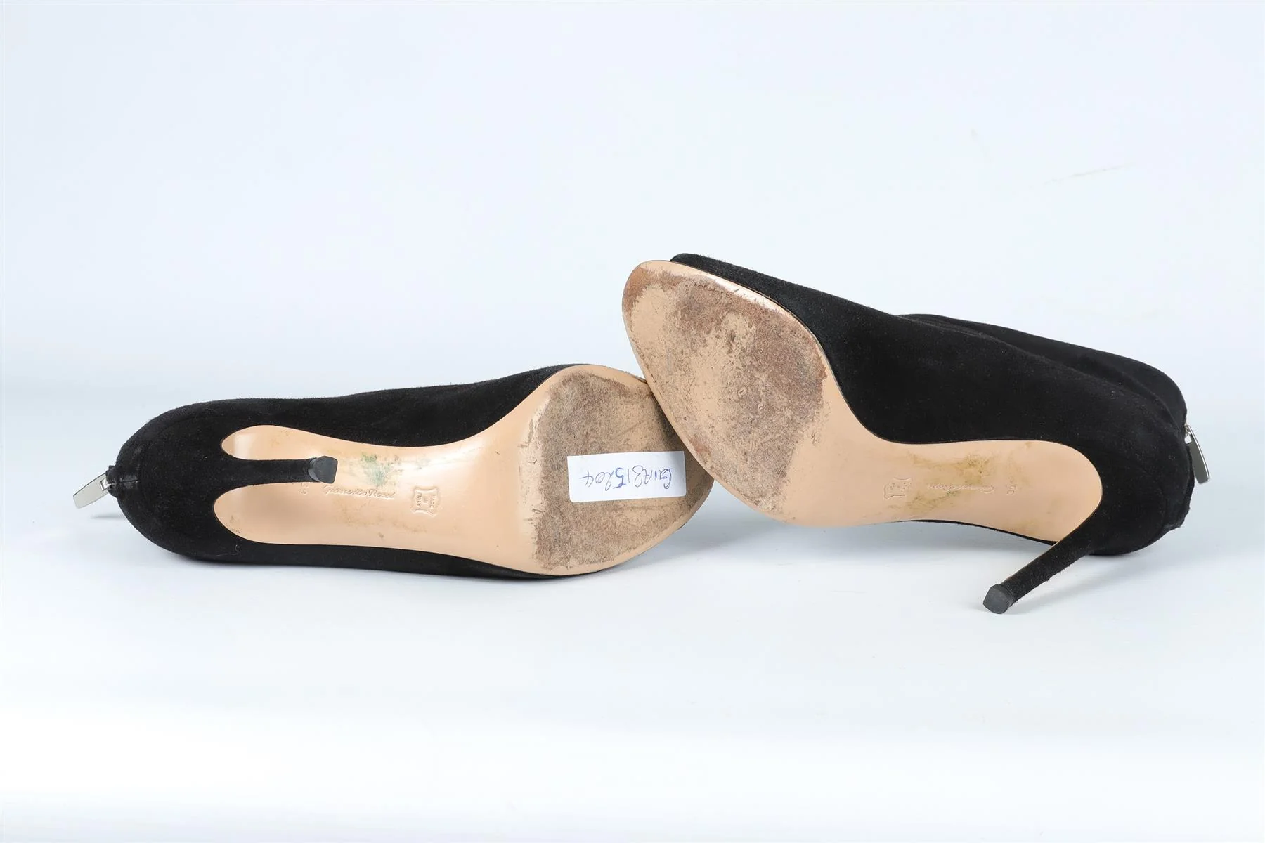 GIANVITO ROSSI BLACK SUEDE ANKLE BOOTS EU 39 UK 6 US 9 - Image 6