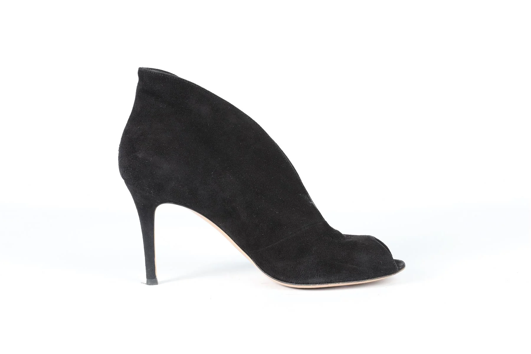 GIANVITO ROSSI BLACK SUEDE ANKLE BOOTS EU 39 UK 6 US 9 - Image 2