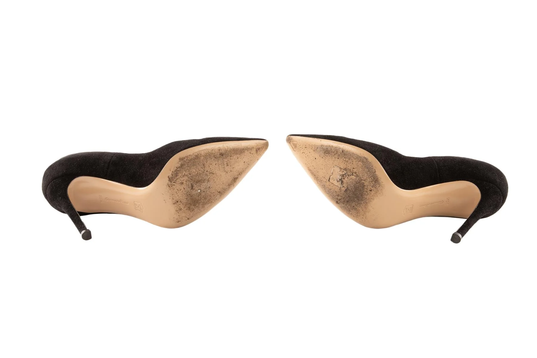 GIANVITO ROSSI BLACK SUEDE PUMPS EU 35.5 - Image 6