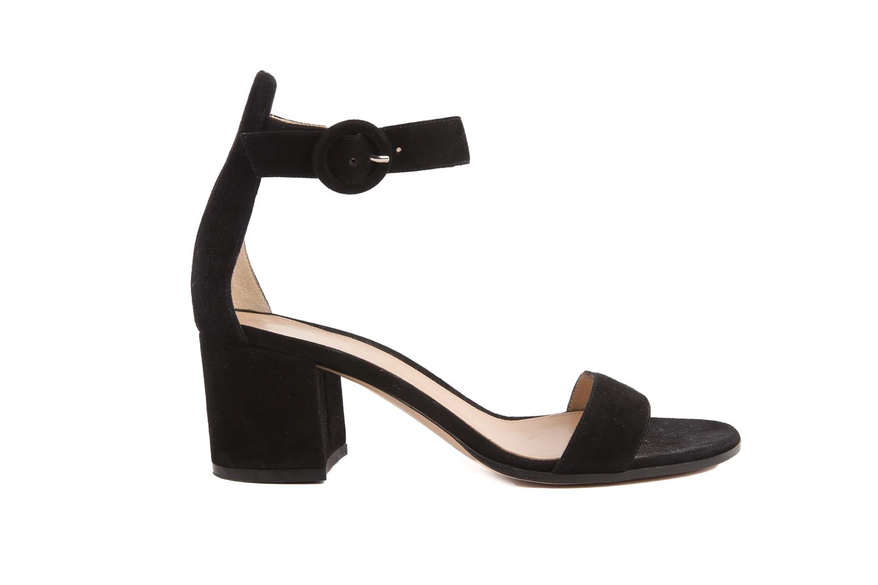 GIANVITO ROSSI BLACK SUEDE SANDALS EU 38 UK 5 US 8 - Image 2