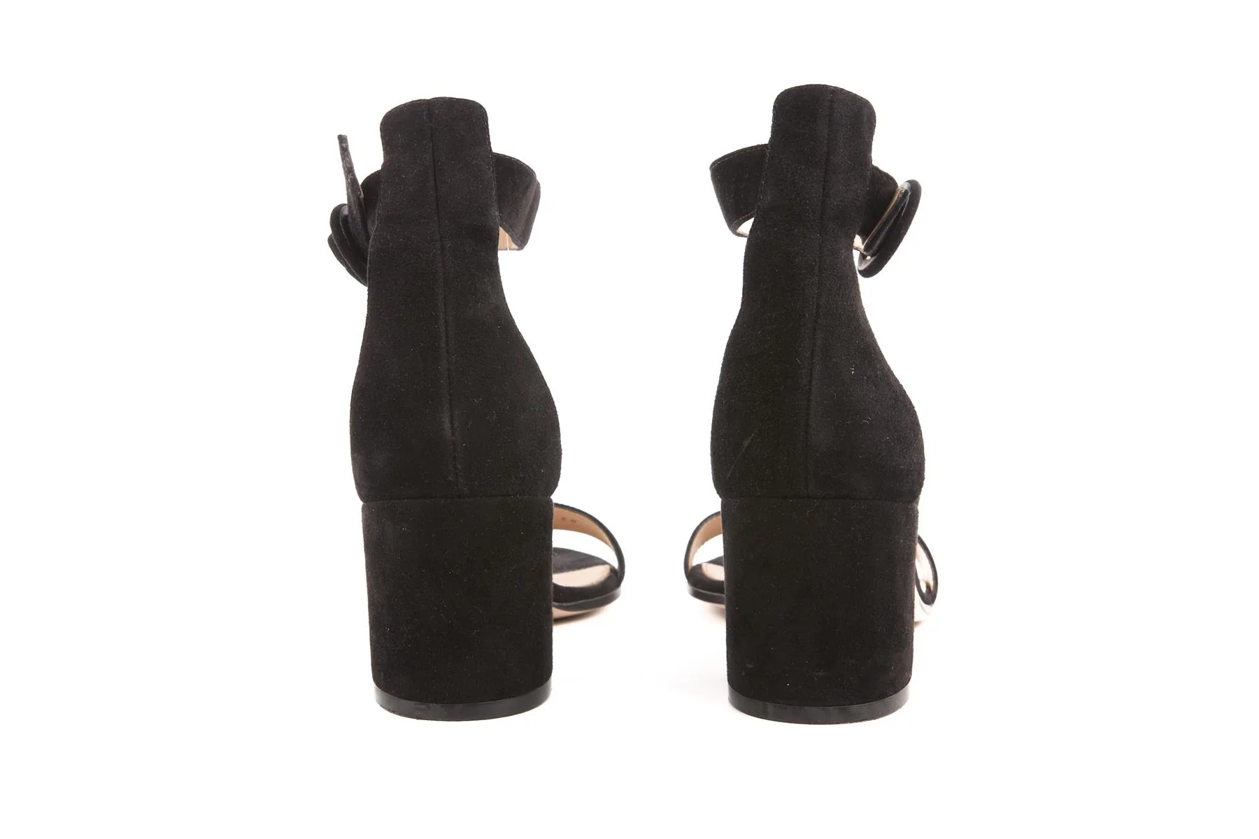 GIANVITO ROSSI BLACK SUEDE SANDALS EU 38 UK 5 US 8 - Image 5