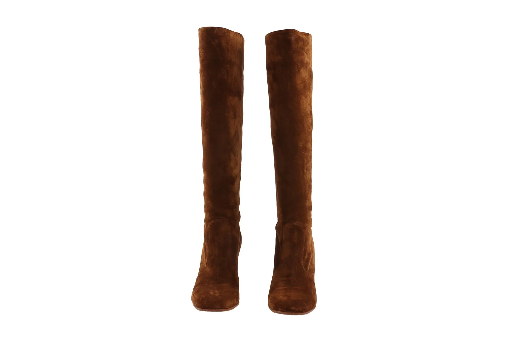 GIANVITO ROSSI BROWN SUEDE KNEE HIGH BOOTS  EU 38.5 UK 5.5 US 8.5 - Image 3
