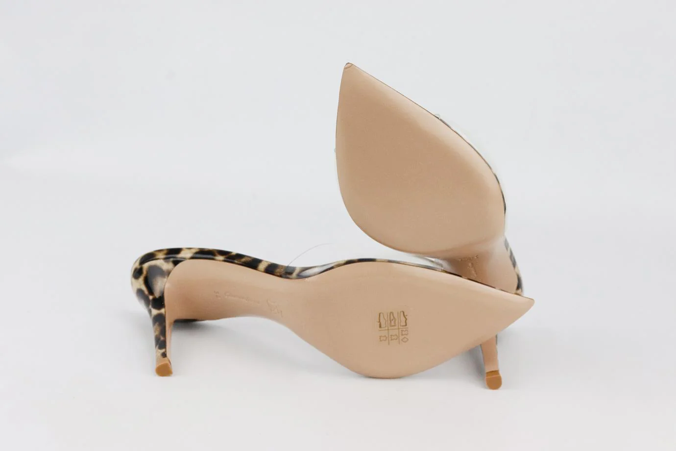 GIANVITO ROSSI ELLE PVC AND PATENT LEATHER MULES EU 38 UK 5 US 8 - Image 5