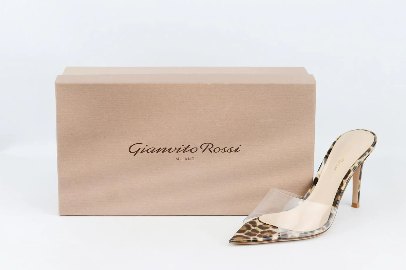 GIANVITO ROSSI ELLE PVC AND PATENT LEATHER MULES EU 38 UK 5 US 8 - Image 7