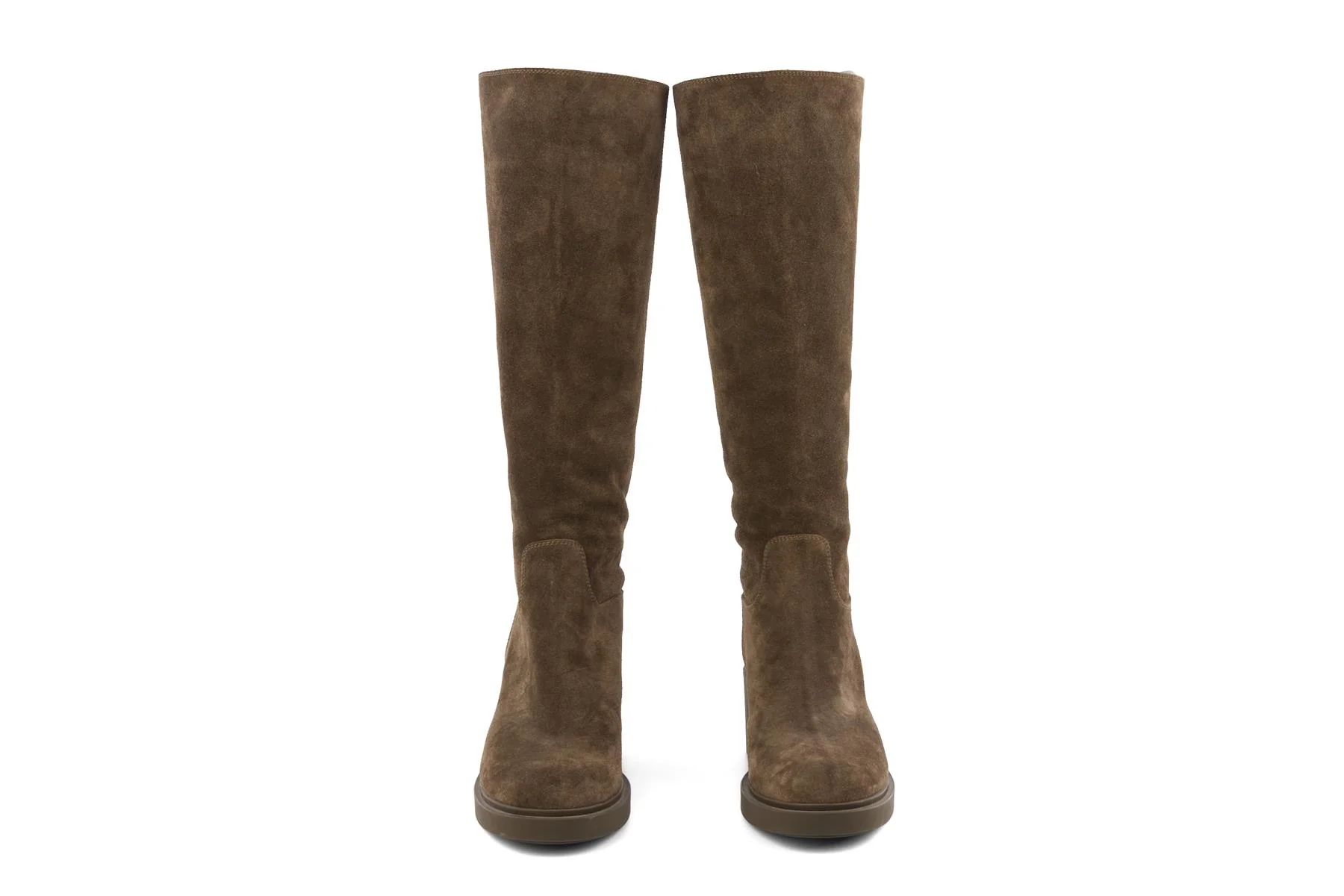 GIANVITO ROSSI GREEN SUEDE KNEE HIGH BOOTS EU 39 UK 6 US 9 - Image 3