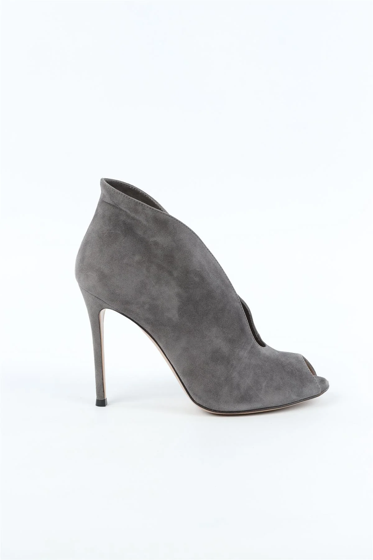 GIANVITO ROSSI GREY SUEDE ANKLE BOOTS EU 38 UK 5 US 8 - Image 2