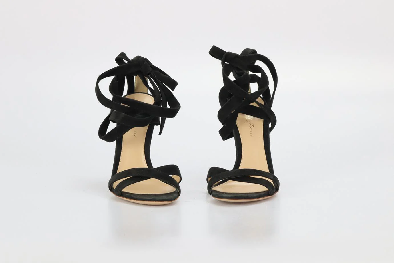 GIANVITO ROSSI LACE UP SUEDE SANDALS EU 38 UK 5 US 8 - Image 3