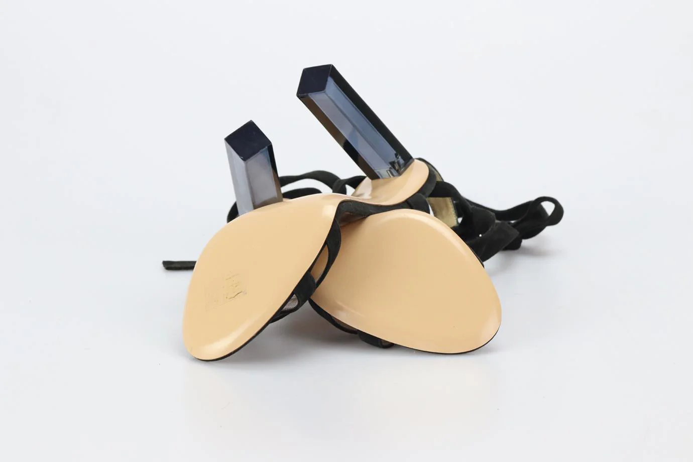 GIANVITO ROSSI LACE UP SUEDE SANDALS EU 38 UK 5 US 8 - Image 5