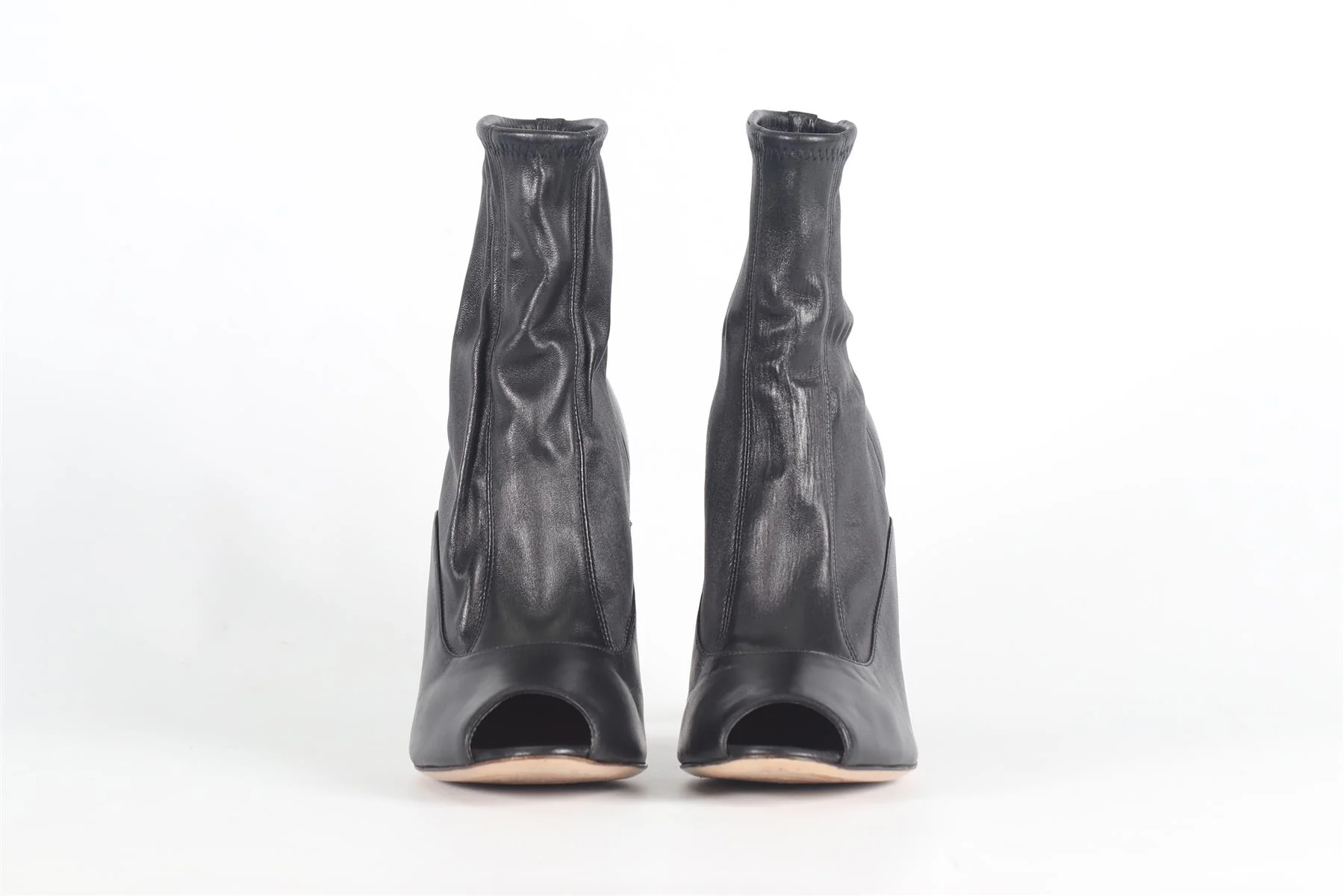 GIANVITO ROSSI LEATHER ANKLE BOOTS EU 39 UK 6 US 9 - Image 3