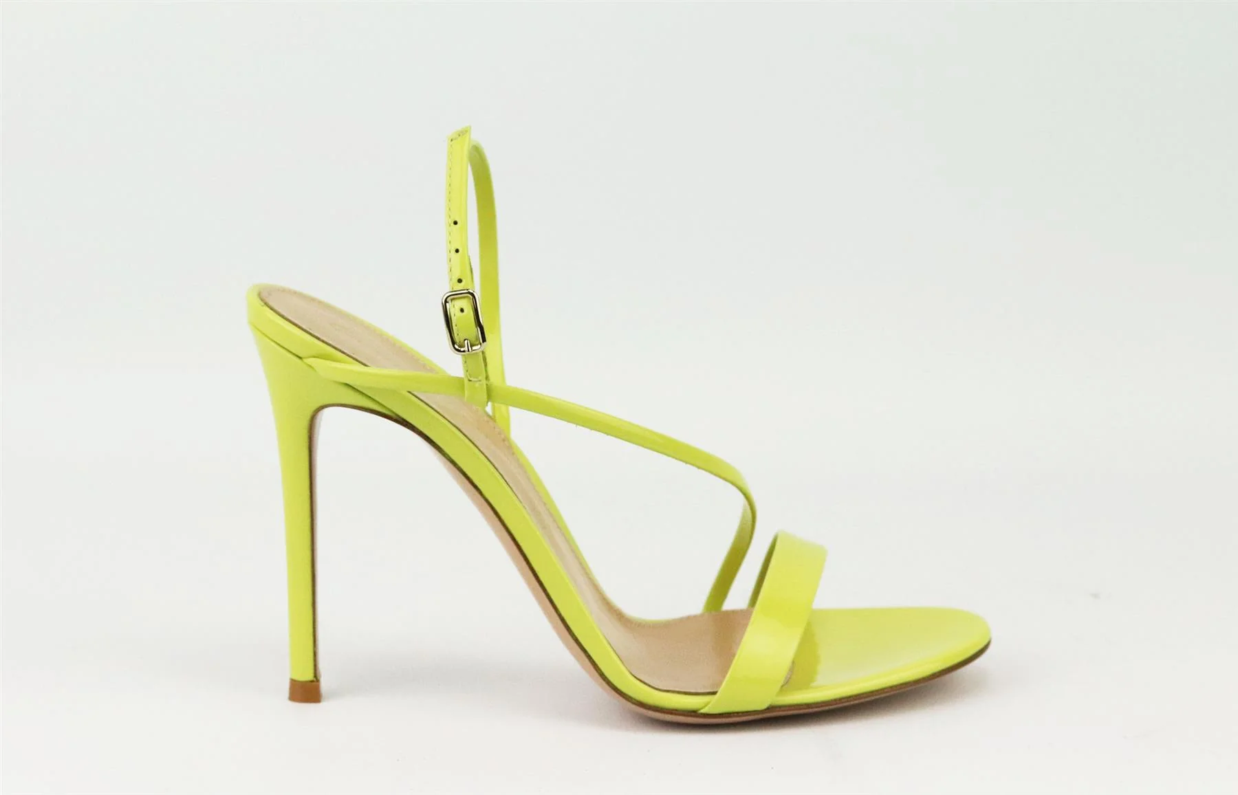 GIANVITO ROSSI MANHATTAN PATENT LEATHER SANDALS EU 38.5 UK 5.5 US 8.5 - Image 2