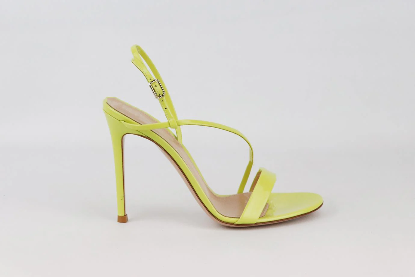 GIANVITO ROSSI MANHATTAN PATENT LEATHER SANDALS EU 38 UK 5 US 8 - Image 2