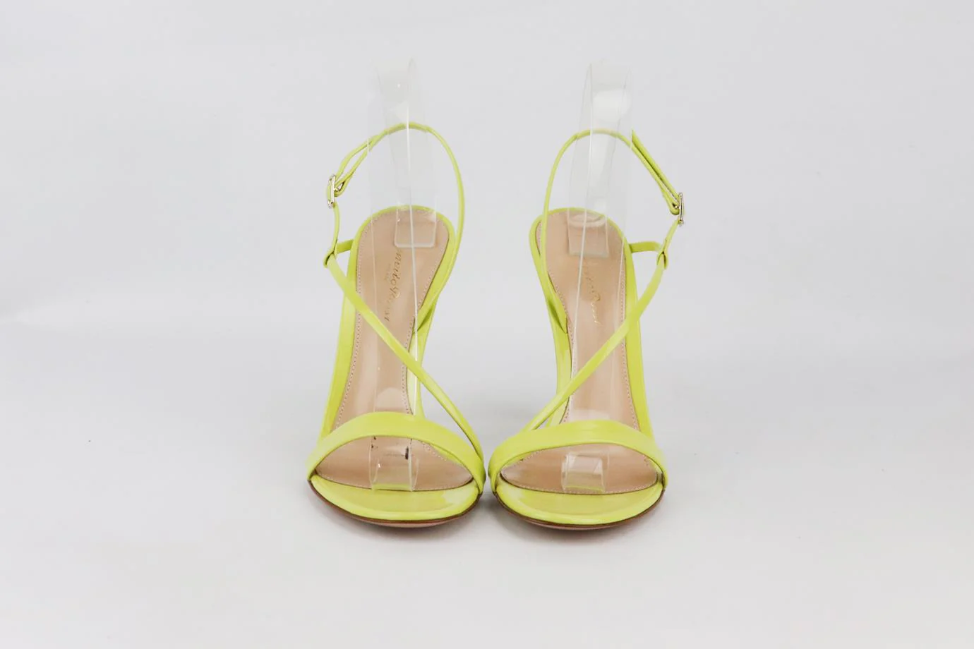 GIANVITO ROSSI MANHATTAN PATENT LEATHER SANDALS EU 38 UK 5 US 8 - Image 3