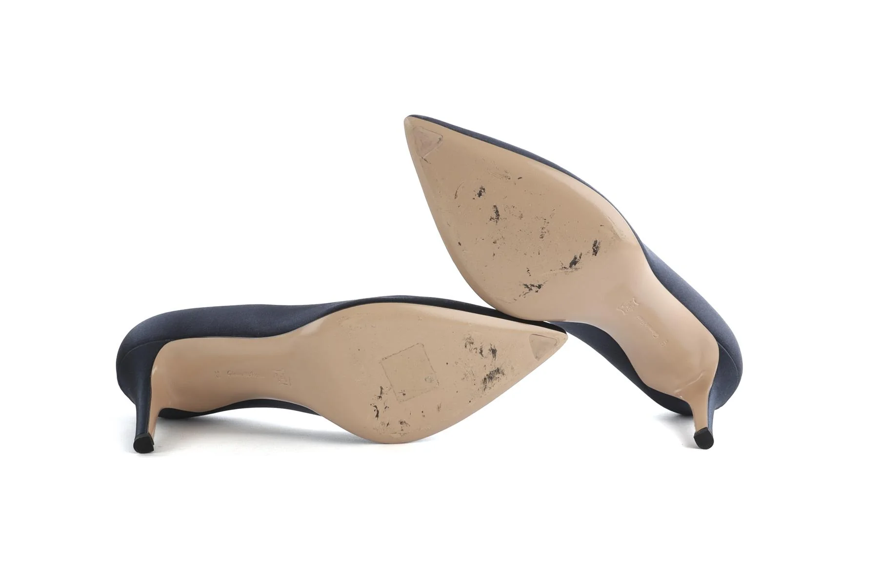 GIANVITO ROSSI NAVY SUEDE PUMPS EU 38 UK 5 US 8 - Image 6
