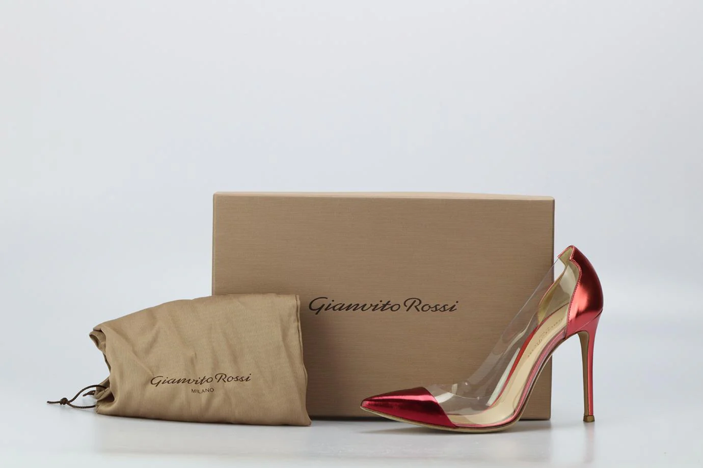 GIANVITO ROSSI PVC AND PATENT LEATHER PUMPS EU 37.5 UK 4.5 US 7.5 - Image 7