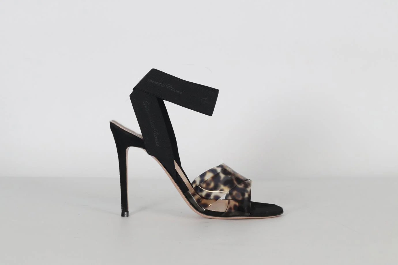 GIANVITO ROSSI PVC AND SUEDE SANDALS EU 38 UK 5 US 8 - Image 2